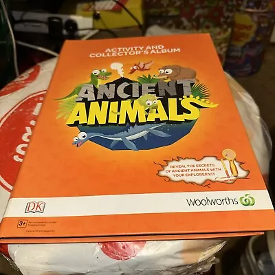 Woolworths Ancient Animals Activity And Collector's Album 2015 Complete Full Set • $25