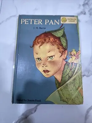 Vintage 2-Sided Book Peter Pan/Alice In Wonderland Dandelion Library 1955/1957 • $19.99