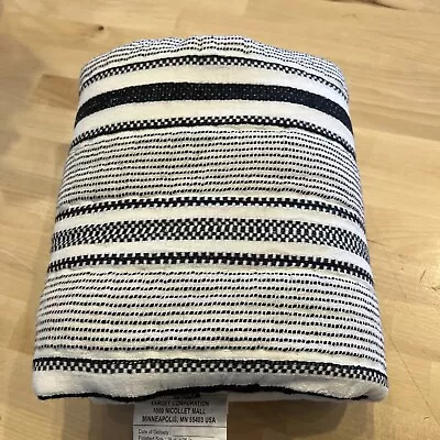 Tarzan By Magnolia Euro Textured Stripe  Sham Railroad • $15