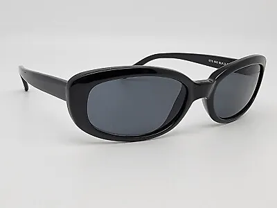 Ellen Tracy ETS662 BLK-3 Gloss Black Frame Black Lens Sunglasses 54-17-140 • $22.99