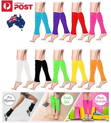 $6.30 • Buy Fashion Ladies Neon Knit Leg Warmer 80S Theme Dance 80'S Leg Warm Costume Party