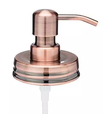 Classic Vintage Styled Copper Mason Jar Soap Dispenser Lids - One Pack - For ... • $22.03