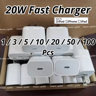 Wholesale Bulk For IPhone IPad 20W USB C Type C Power Adapter Fast Charger Block • $329