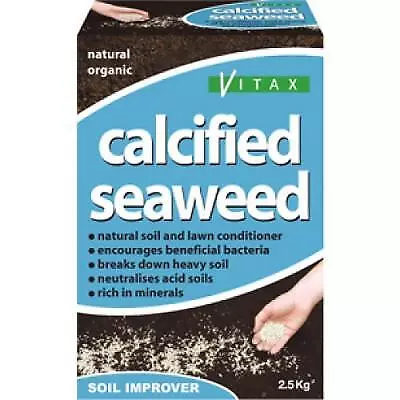 Black And Decker Vitax Calcified Seaweed Assorted 2.5Kg 6CAS25 • £12.02