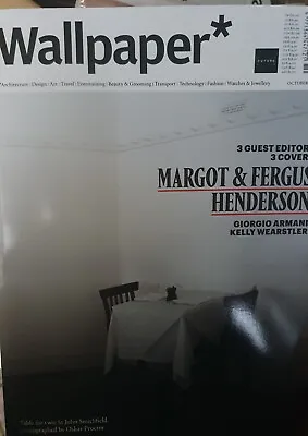 Wallpaper Magazine October 2022 Margot  Ferguson Hendersen Cover Guest Editor • £9.50