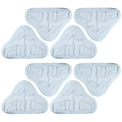  [Pack Of 8] Ultra Durable Washable Microfibre Steam Mop Pads Floor  • $29.98