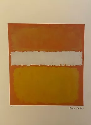 Mark Rothko - 15x22in Signed IN Flat And Numbered • $135.89