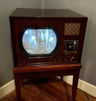 1948 Museum Rare Dumont TV  12”/Radio Restored Working Great With Bonus Read. • $2499