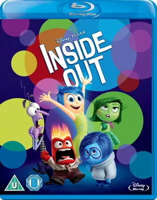 Inside Out Blu-ray (2015) Pete Docter Cert U Incredible Value And Free Shipping! • £2.05