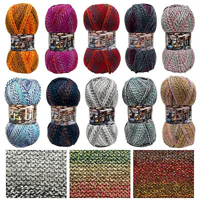 £5.99 • Buy Woolcraft Pebble Chunky Acrylic Soft Wool / Yarn 200g Knitting & Crochet 