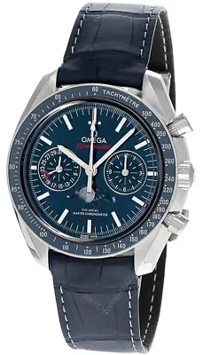 OMEGA Moonphase Co-Axial Master 44.25MM Leather Men's Watch 304.33.44.52.03.001 • $8960