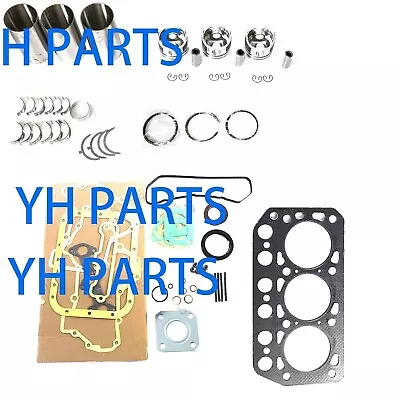 For Mitsubishi Overhaul Engine K3D Rebuild Kit Excavator Tractor Loader W/ Valve • $608