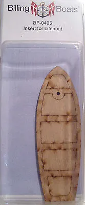 Billing Boats Accessory BF-0405 2 X 31mm X 95mm Wooden Lifeboat Inserts New Pack • $14.31