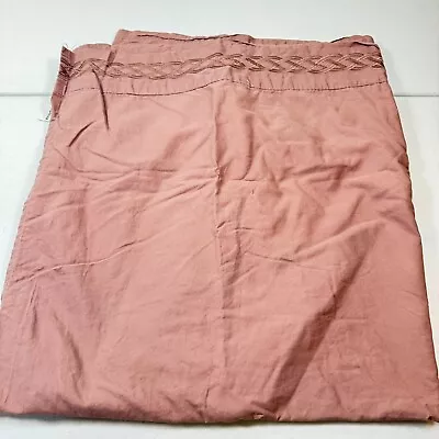 Vintage Martex Queen Flat Sheet Solid Color Mauve Brown Egyptian Cotton Modern • $24.99