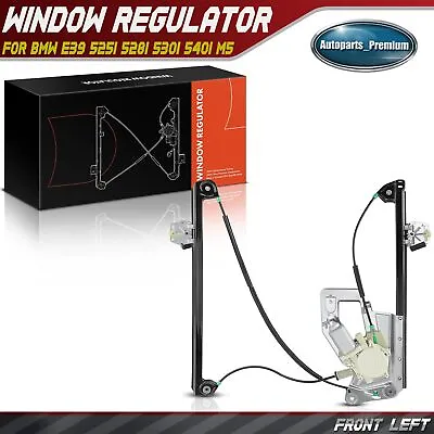 Front Left Driver Power Window Regulator W/Motor For BMW E39 525i 528i 530i 540i • $45.39