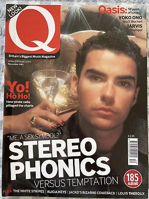 Q Magazine 183 November 2001 Stereophonics Oasis Q Mag 183 VGC • $12