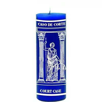 7 Day Candle Court Case Casa De Corte Blue Ritual Candle Caso De Corte Veladora • £14.23