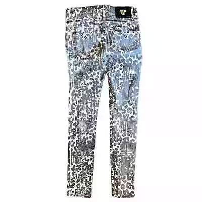 Versace Animal Print Denim Jeans Size 26 • $150
