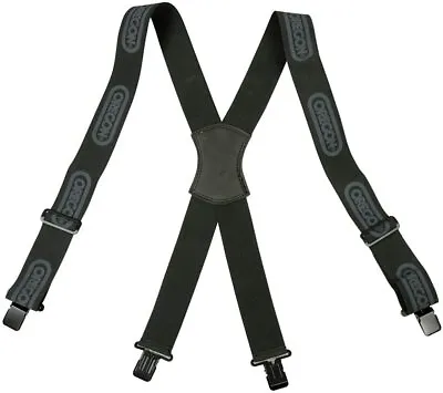 OREGON 562411 Black Chainsaw Logger Braces With Metal Clips • £22.99