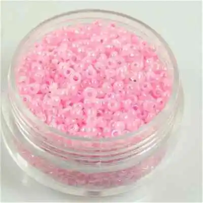 $0.60 • Buy 500 Pcs 2Mm Pink Charm Czech Glass Beads For Diy Bracelet Handicraft Jewelry