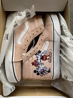 VANS Sk8-Hi X Disney Mickey & Minnie Women’s 6.5 - Men’s 5 Brand New Rare • $345