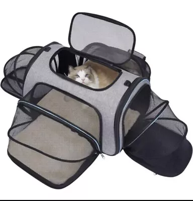 Siivton Pet Carrier Airline Approved Cat Dog Rabbit Max. 14lbs. B • $24