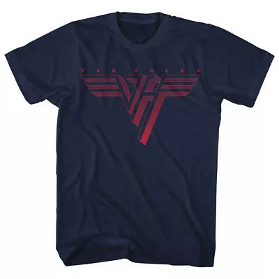 Van Halen Classic Logo Navy T-Shirt NEW OFFICIAL • $22.89