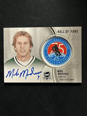 18-19 UD The Cup Hockey Auto Hall Of Fame 75th HOF-MO Mike Modano • $11.50