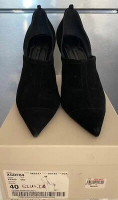 £157.17 • Buy NIB Giorgio Armani Suede Leather Booties Shoes Size EU40