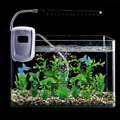 $9.83 • Buy 10Pcs Artificial Fish Tank Plants Fake Plastic Water Green Plants Aquarium Decor