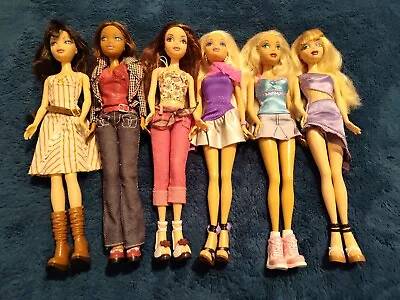 Lot Of 6 My Scene Barbie Dolls With Outfits • $160