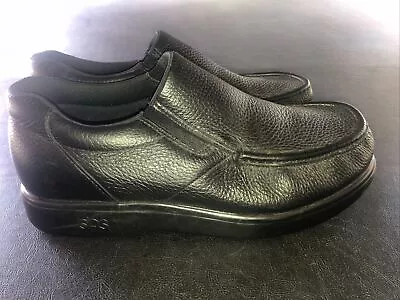 Side Gore Black - Men's Slip On Comfort Loafer - SAS Shoes • $35