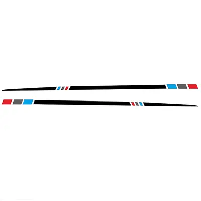 2PCS Long Racing Stripes Vinyl Decal Sticker For Car Both Side Body Decoration • $15.20