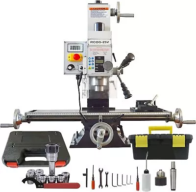 1100W RCOG-25V Brushless Precision Milling And Drilling Machine 110V  Lathe • $1809