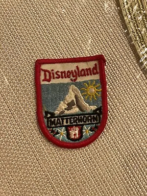 Disneyland Matterhorn Bobsleds Patch Authentic Vintage Disney RARE NOS Alps Ski • $99.99