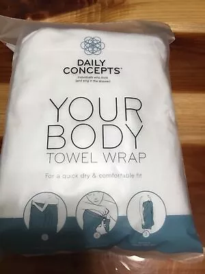 Daily Concepts Your Body Towel Wrap New One Size Free Shipping Last One… • $14.50