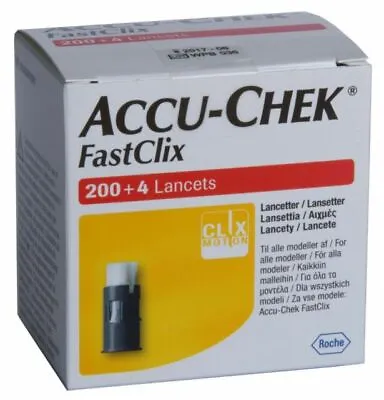 Accu-Chek FastClix 200+4 Lancets Exp 2027-01-31 • £8.46