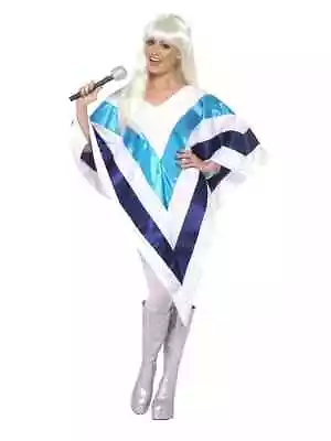 NEW Super Trooper Poncho Abba Mamma Mia 70's Ladies Fancy Dress Costume • £18.99