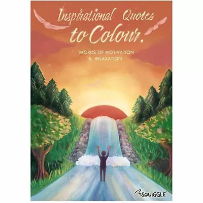 Inspirational Quotes To Colour A4 - Stress Relief Adults Therapy Relaxing Book • £2.99