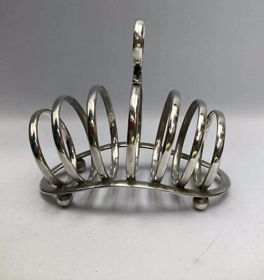 £25 • Buy Fine Mappin Webb & Co Silver Plate Toast Rack