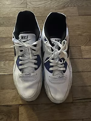 Nike Air Max LTD Mens 13 Leather White Black Royal Shoes 317551-194 Athletic • $29.99