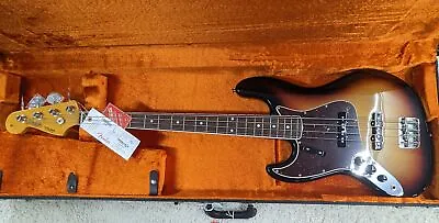 Fender American Vintage II 1966 Jazz Bass Left-Hand 3-Color Sunburst W/Case • $1899.95