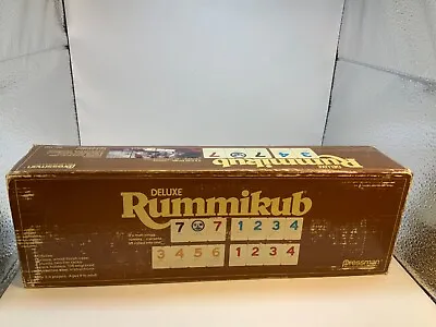 VGT  1980 Pressman Deluxe Rummikub Tile Game W/Instructions #100 Israel READ • $44.99