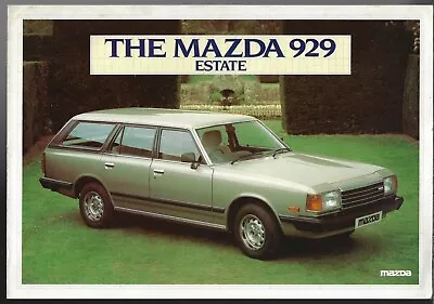 Mazda 929 L Estate 1982-83 UK Market Foldout Sales Brochure • $27.38