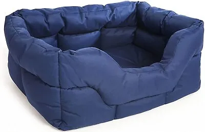 P&L Superior Pet Beds Heavy Duty Rectangular Waterproof Soft Dog Bed Jumbo Blue • £147.97