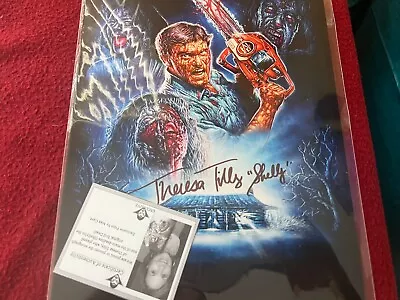 Fright Crate The Evil Dead (1981) Theresa Tilly: Shelly Signed 8x10 Print W/coa • $45