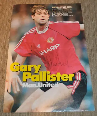 Gary Pallister Signed Magazine Photo Autograph Man Utd England Manchester United • £4.99