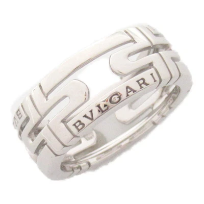 $678.40 • Buy BVLGARI Parentesi Ring 18KWG White Gold Silver Used #51 US#5 3/4