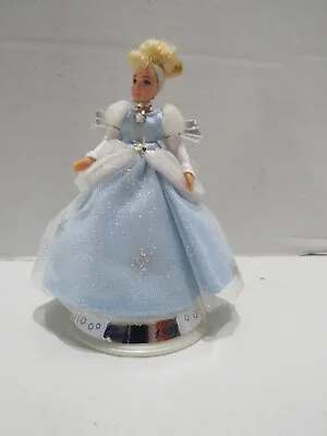 Vtg 1998 Mattel Cinderella Barbie On Stand 5  • $9.95