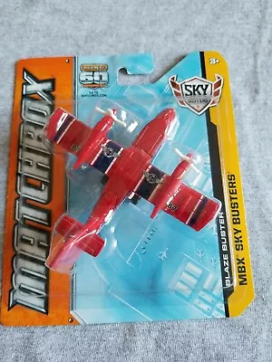 2013 Matchbox Sky Busters BLAZE BUSTER Red EXCELLENT CARD • $40